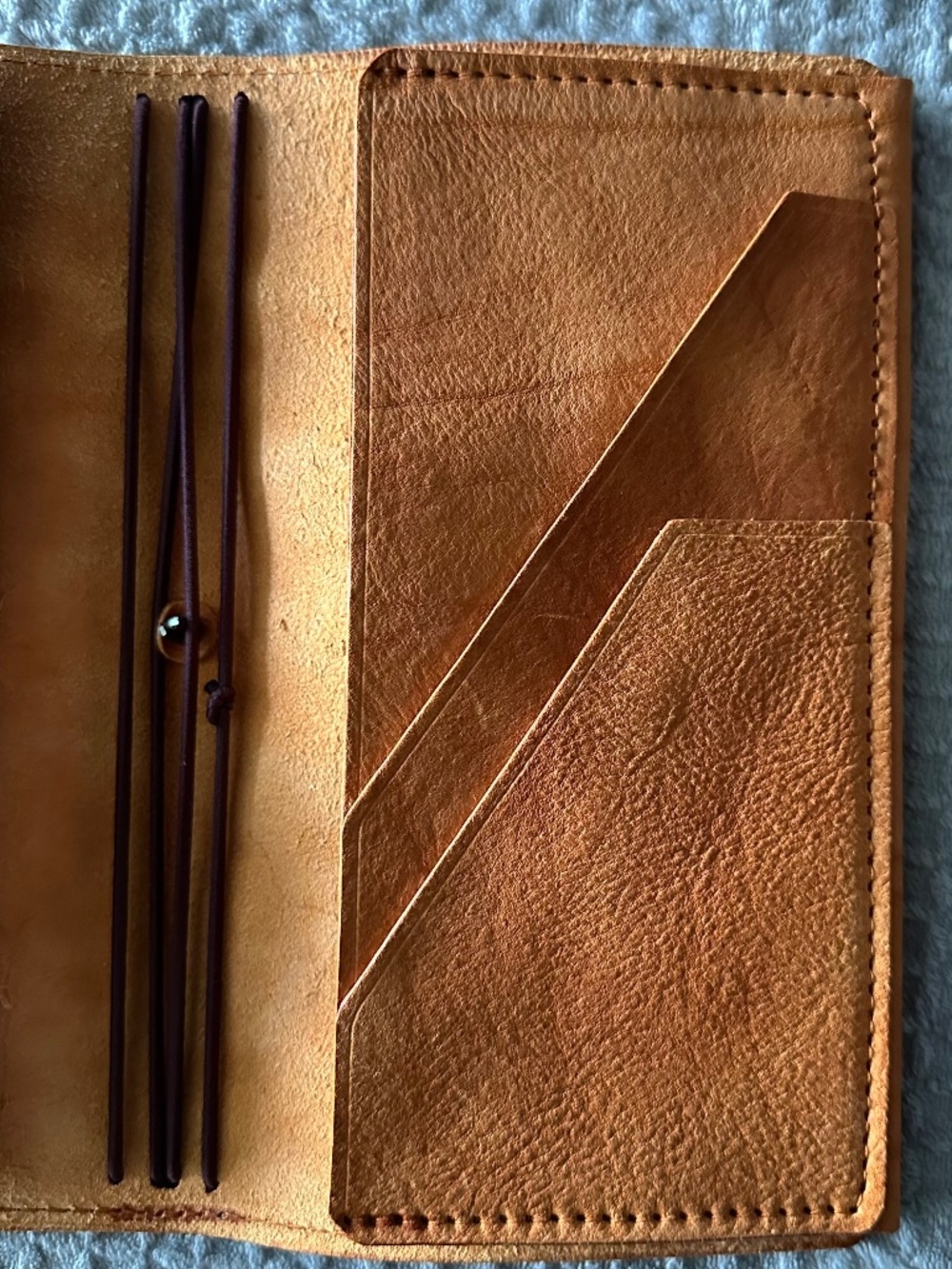 Leather travelers notebook cover 100% leather - Picture 5 of 10